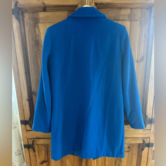 Sam Edelman Cottagecore Classic Blue Pea Coat Size 8 - Picture 4 of 7